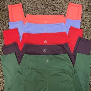 BUNDLE 5 Pairs of TYG TilYouCollapse work out leggings